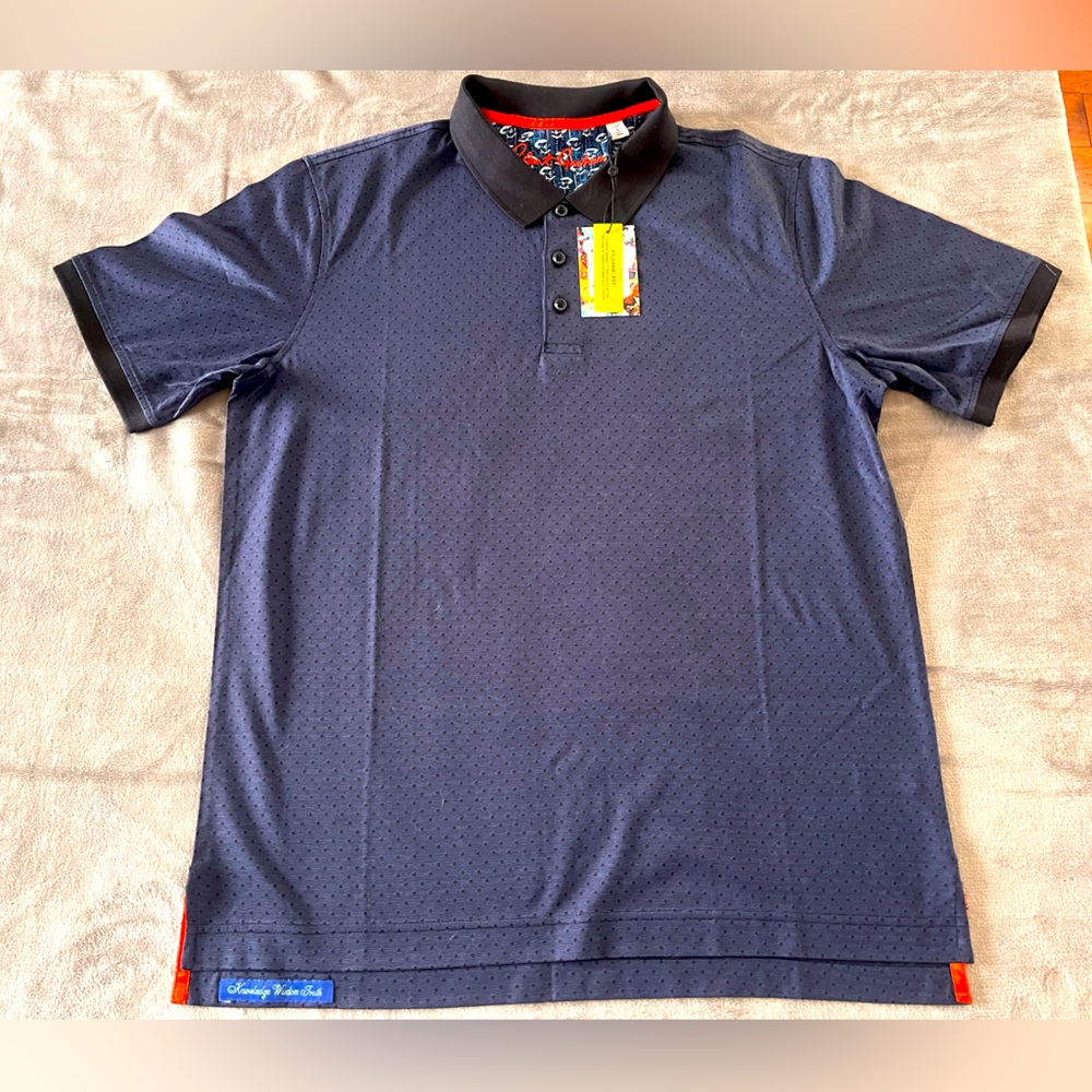 Robert Graham polo style cotton shirt size L